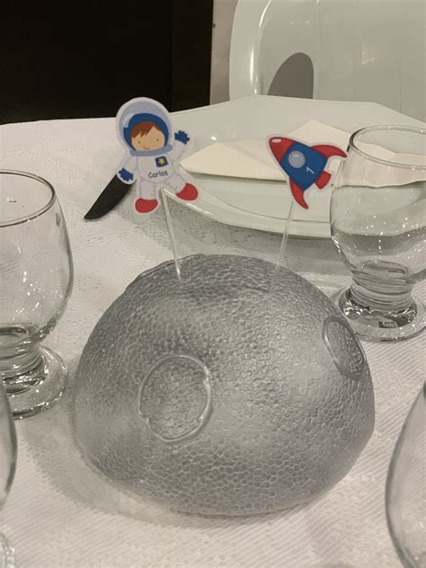 centro de mesa astronauta